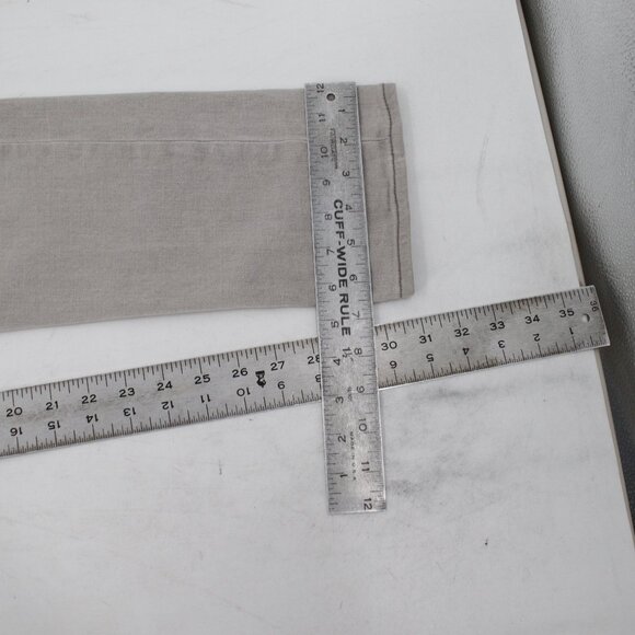 All Saints Jeans Men 34 L31 Slim Fit Cigarette Button Fly Mid Rise Stretch Denim - Picture 7 of 13